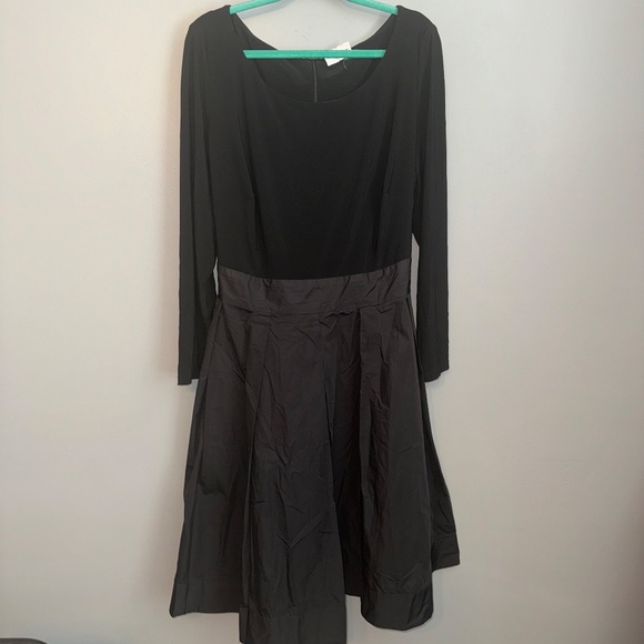 EUC Lauren Ralph Lauren Jersey & Taffeta Party Cocktail Dress Size 22W - Picture 2 of 8